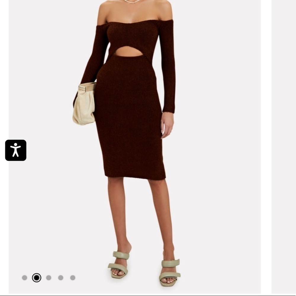 L'AGENCE
Nala Off-The-Shoulder Brushed Knit Dress​​​​​​​​​​​​​​​​​​​​​​​​​